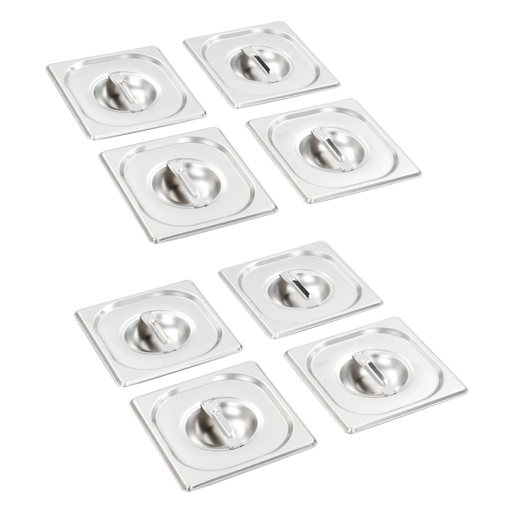 Deckel für GN 1/4 Behälter 4 Stk. Edelstahl