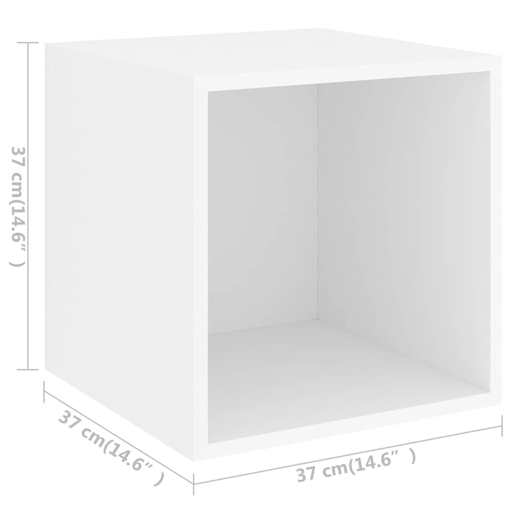5-tlg. TV-Schrank-Set Grau Holzwerkstoff