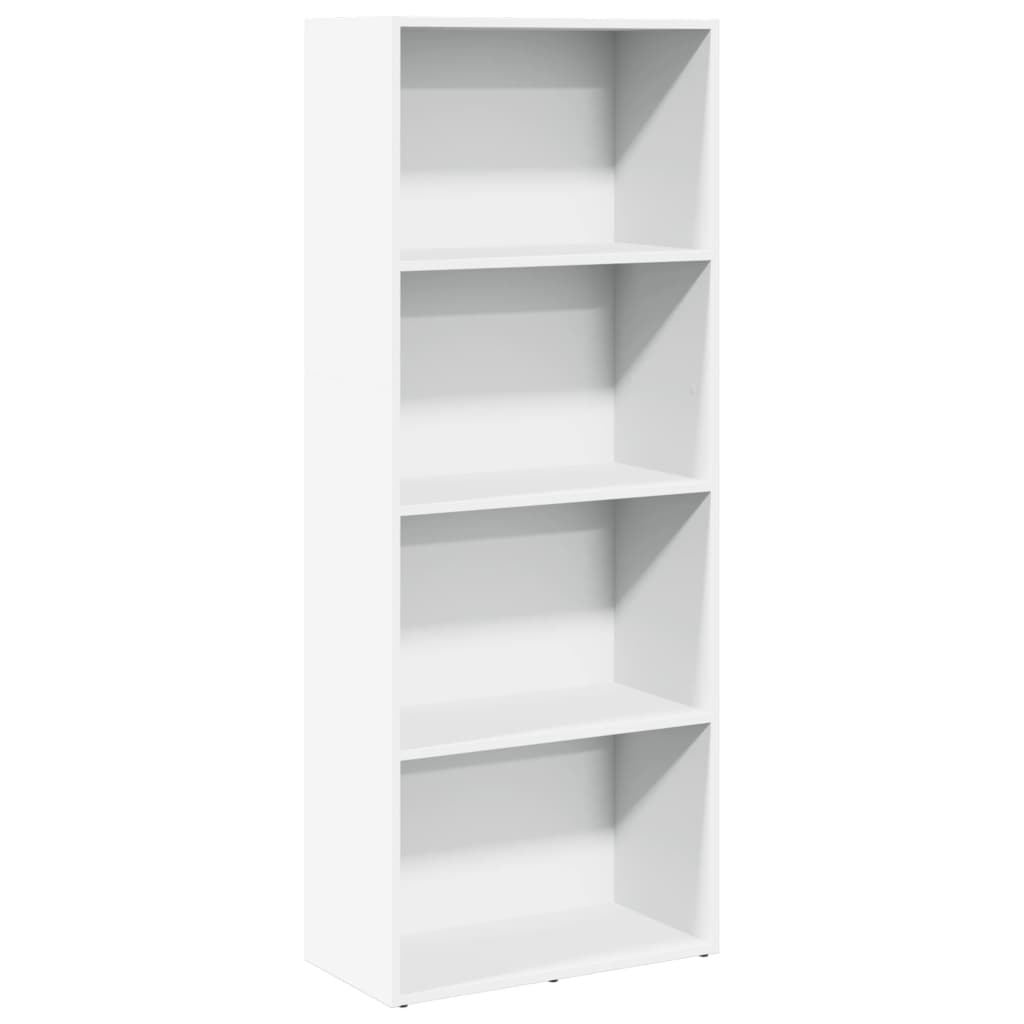 Bücherregal Weiß 80x30x189 cm Holzwerkstoff