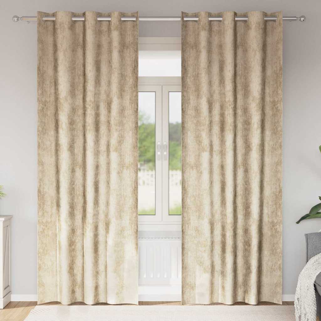 Samtvorhänge mit Vorhängen 2 pcs Weinrot 140 x 140 cm Samt