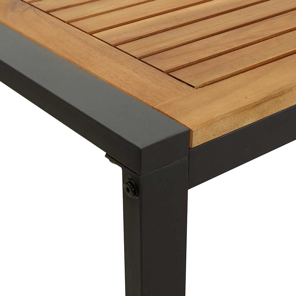 Garten Essgruppe 5 pcs Grau Massivholz Akazie