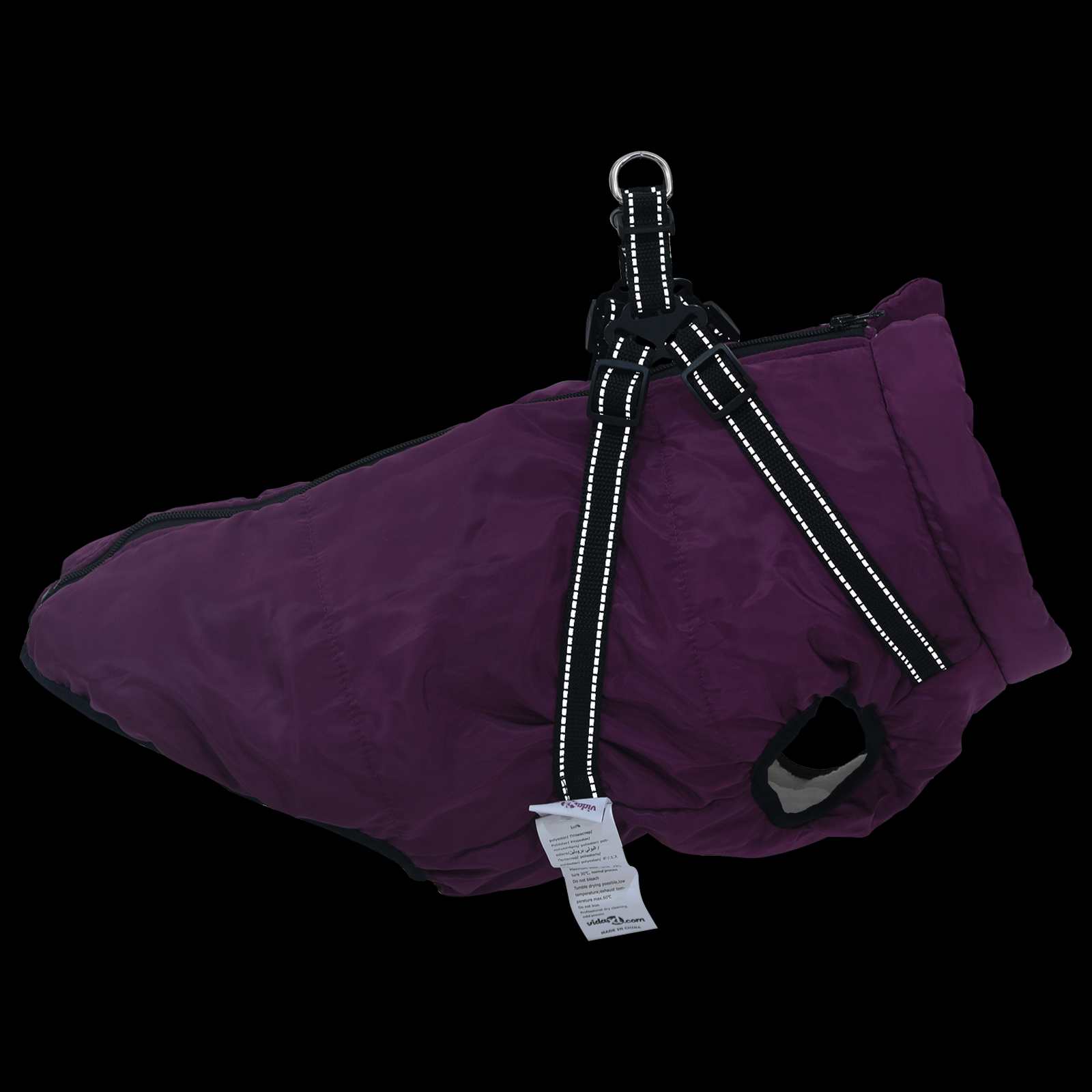 Hundemantel Rot L24 Fleece und Polyester