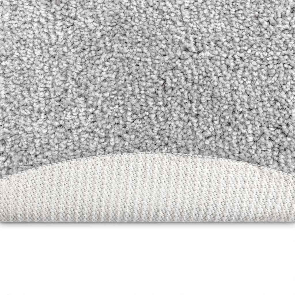 Anti-Rutsch Shaggy Teppich Dunkelgrau 200 x 200 cm PP