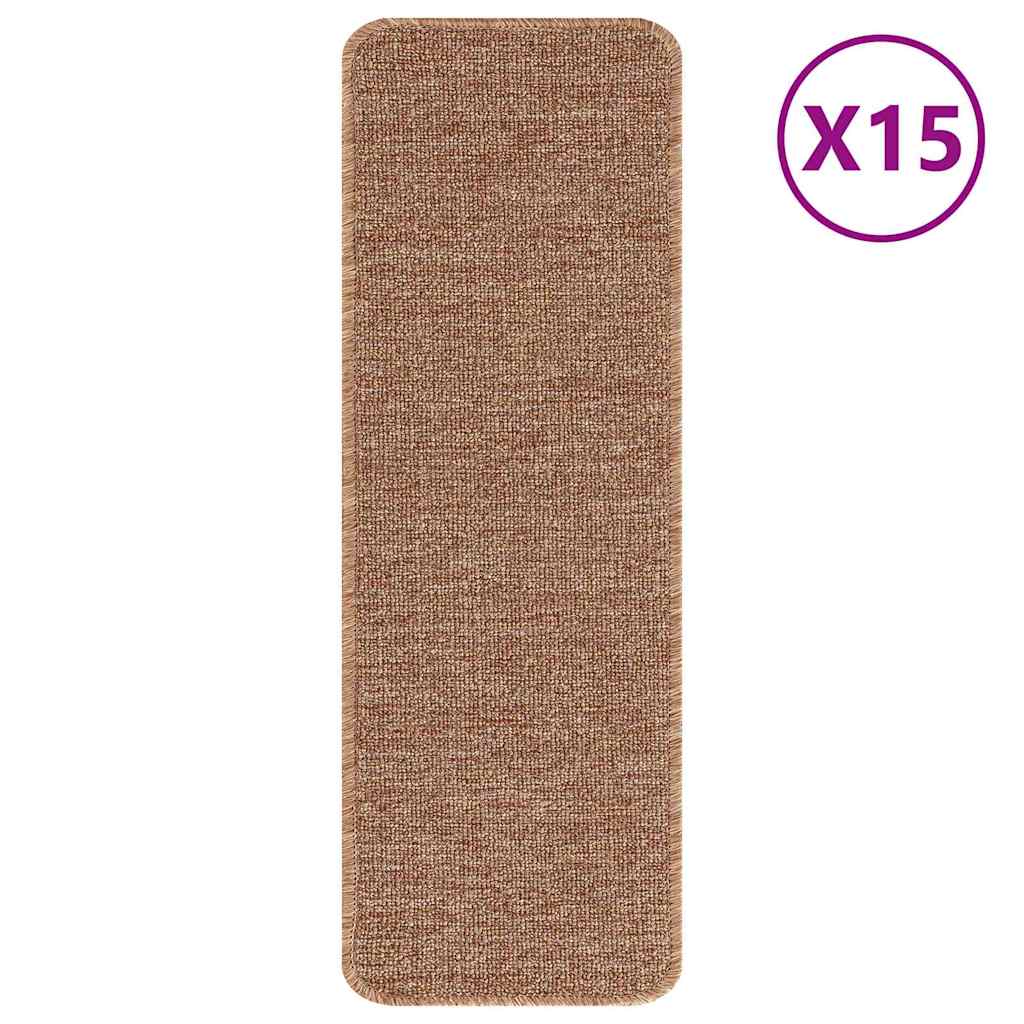 Antirutsch Stufenmatten 15 Stk. 60x25 cm Anthrazit Rechteckig