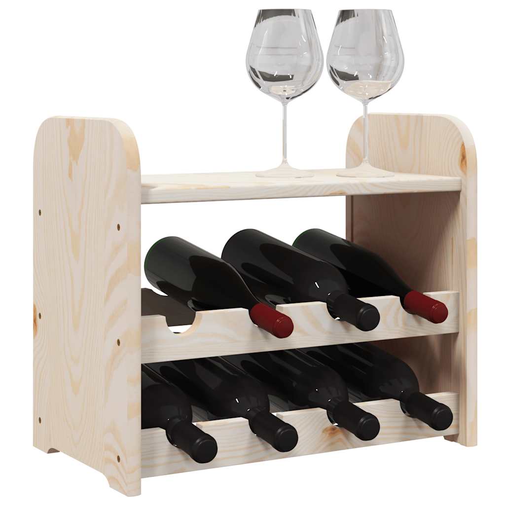 Weinregal 33x25x37 cm Massivholz Kiefer