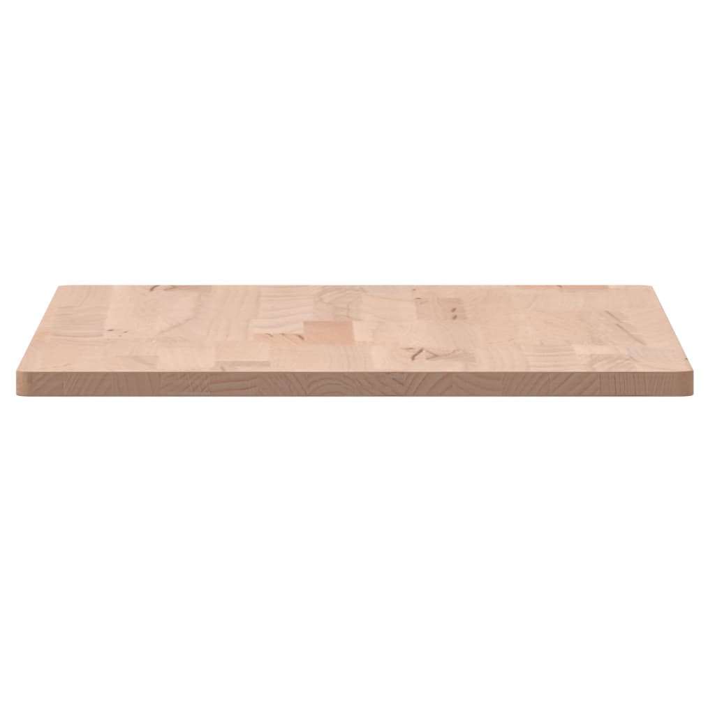 Tischplatte 80x40x1,5 cm Rechteckig Massivholz Buche
