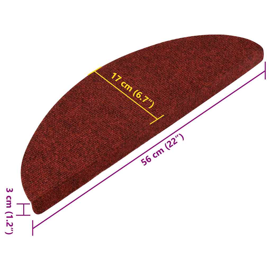 Stufenmatten Selbstklebend 15 Stk. 56x17x3 cm Beige