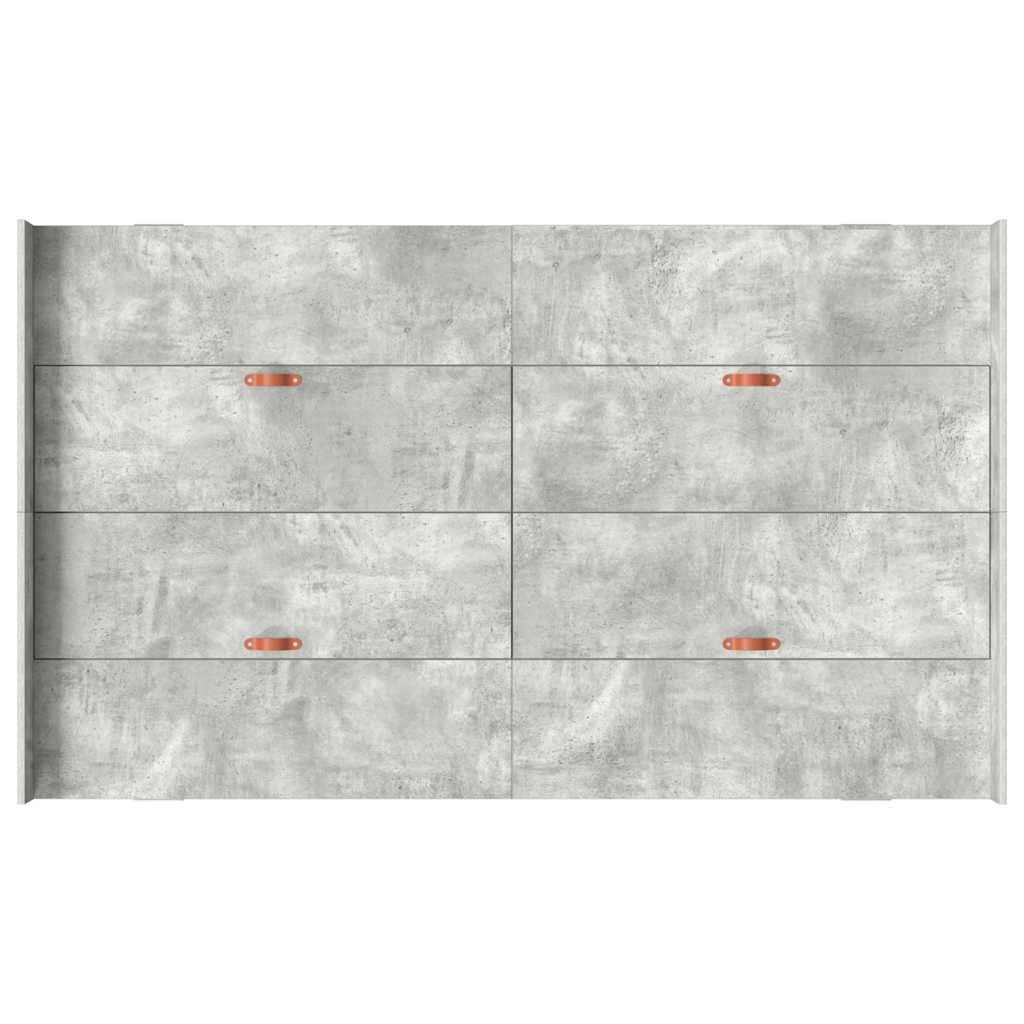 Aufbewahrungsbettgestell Weiß 200 x 200 cm Holzwerkstoff