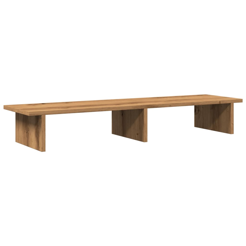 Monitor Halterung Schwarze Eiche 100 x 27 x 15 cm Holzwerkstoff