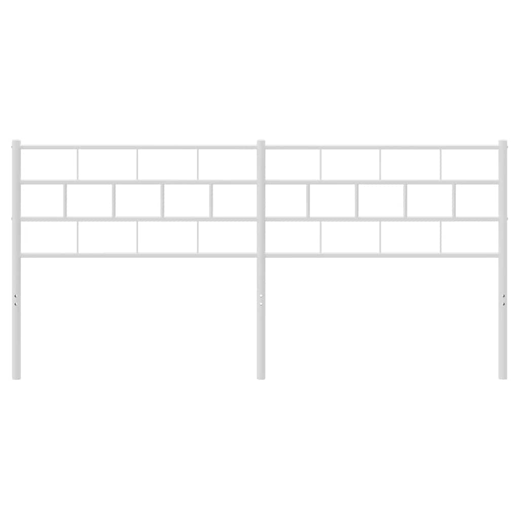 Ersatz-Kopfteil Metall Schwarz 100 cm