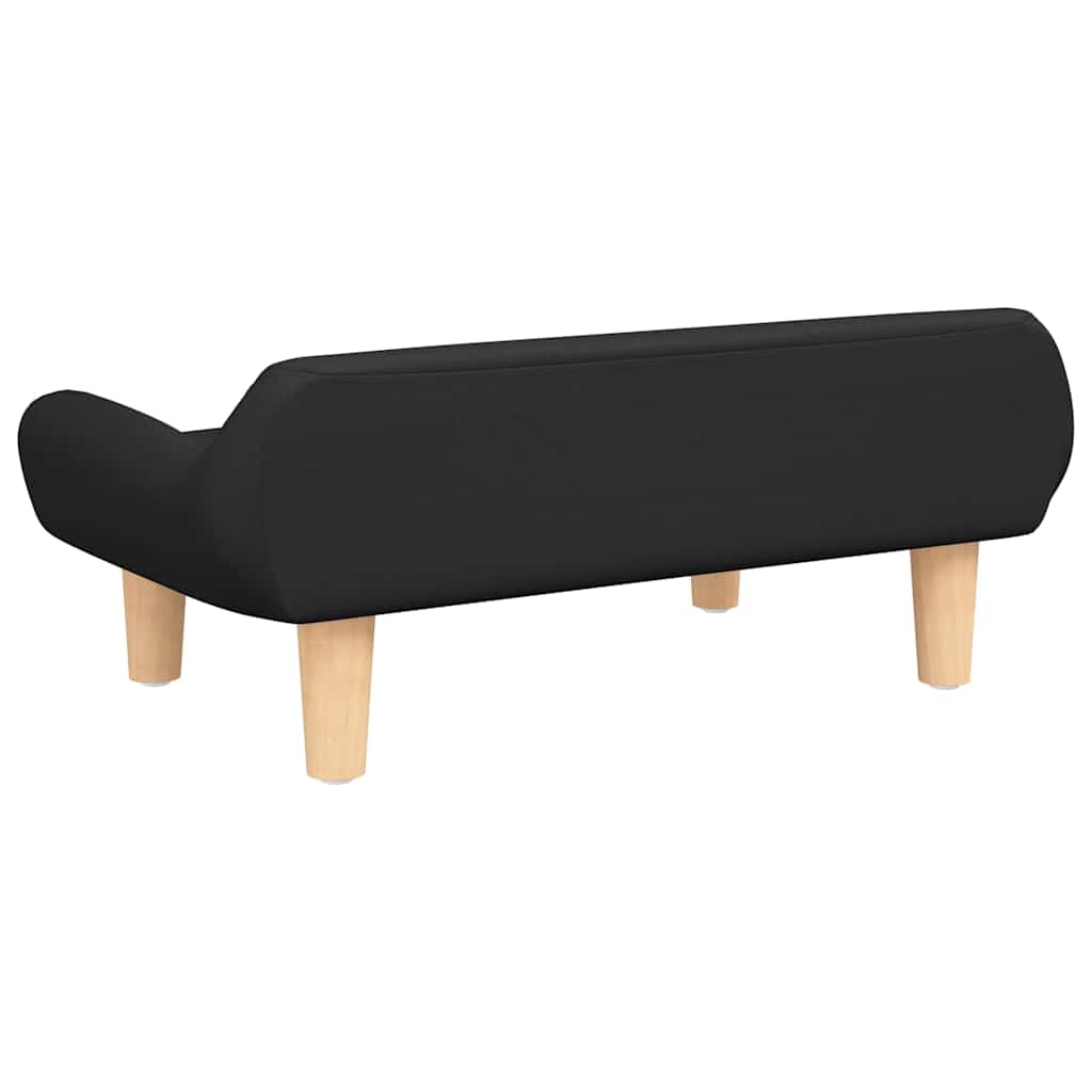 Kindersofa Creme 70x40x24 cm Stoff