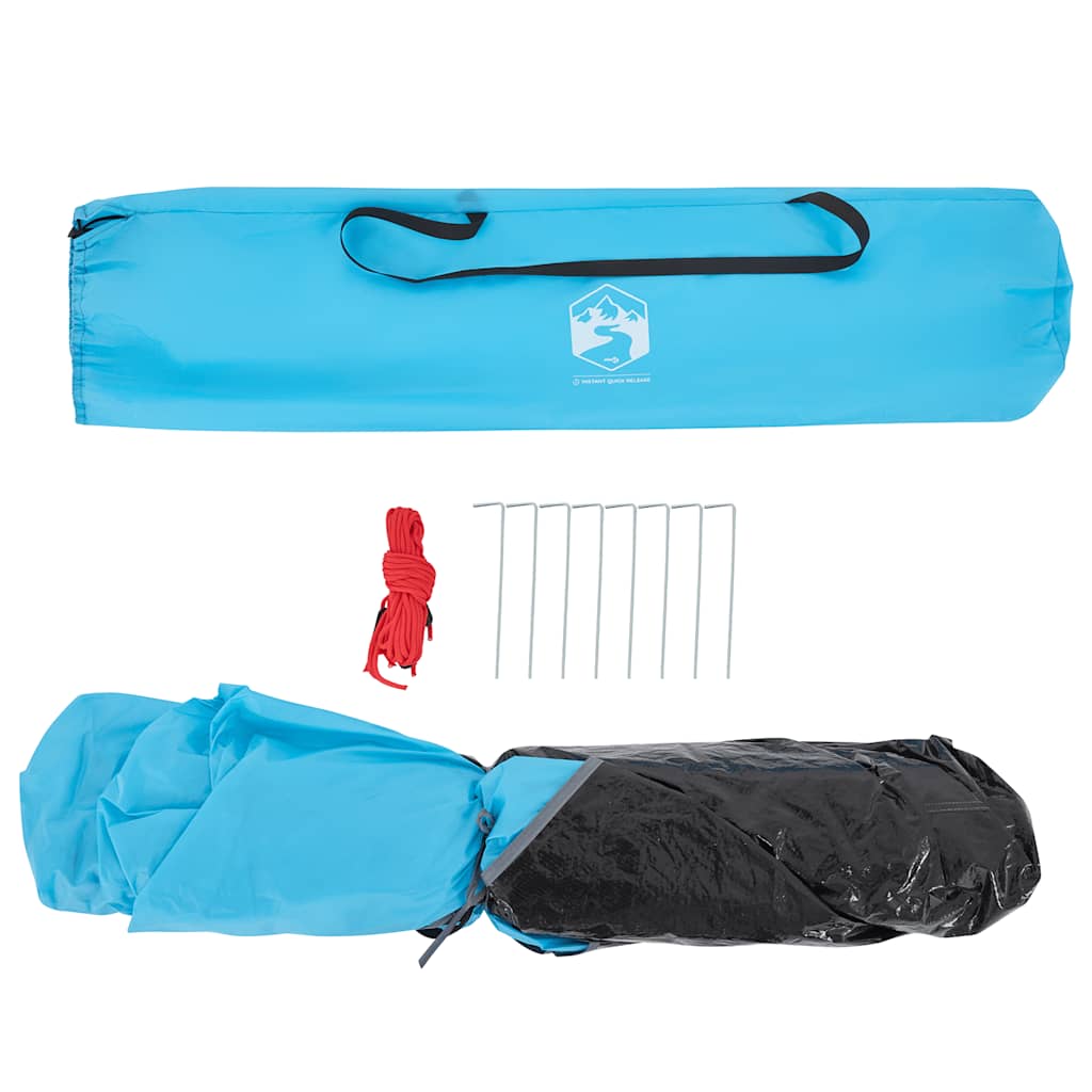 Kuppel-Campingzelt 2 Personen Grün Quick Release