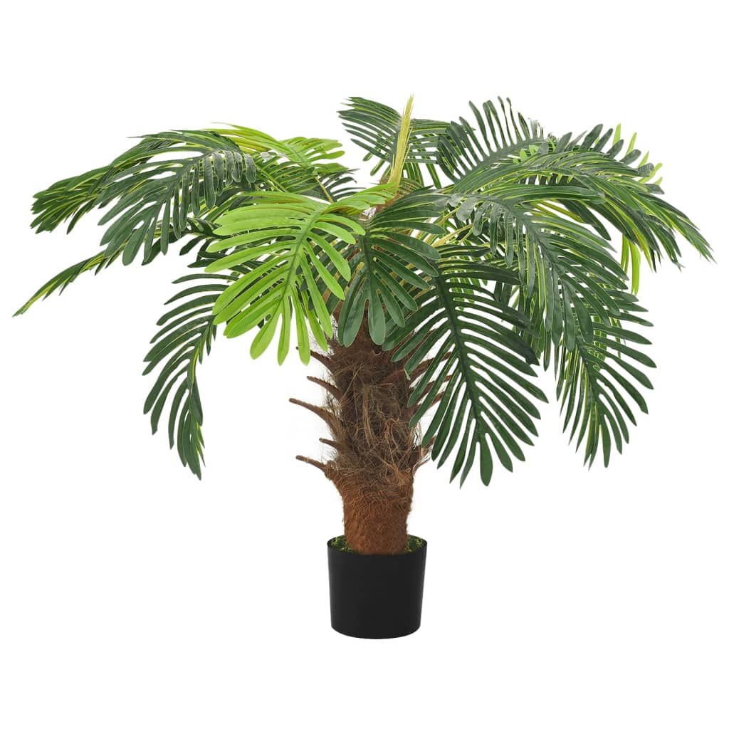Künstliche Palme Cycas mit Topf 140 cm Grün