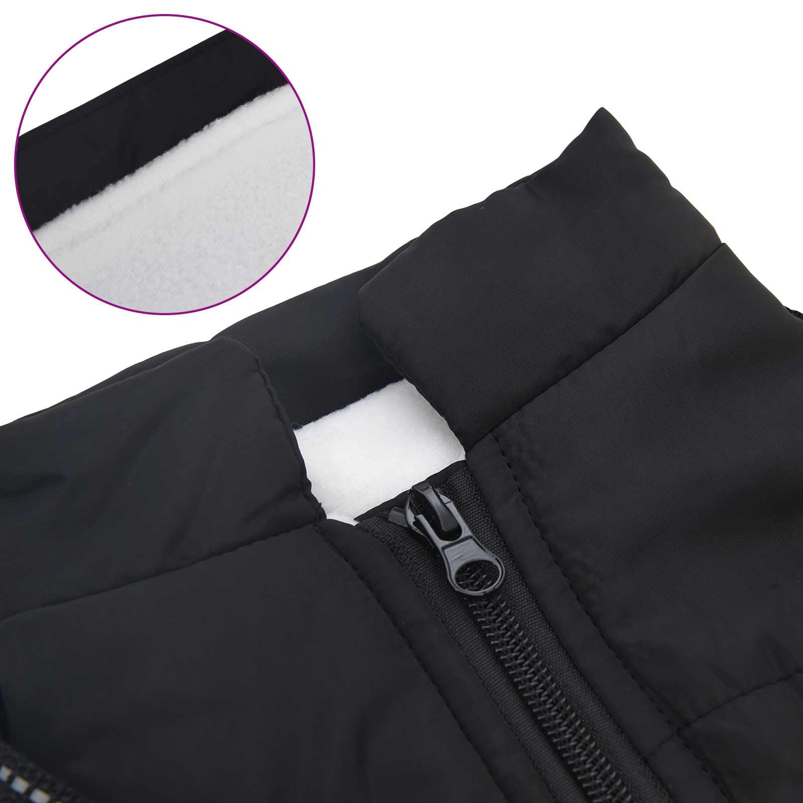 Hundemantel Rot L24 Fleece und Polyester