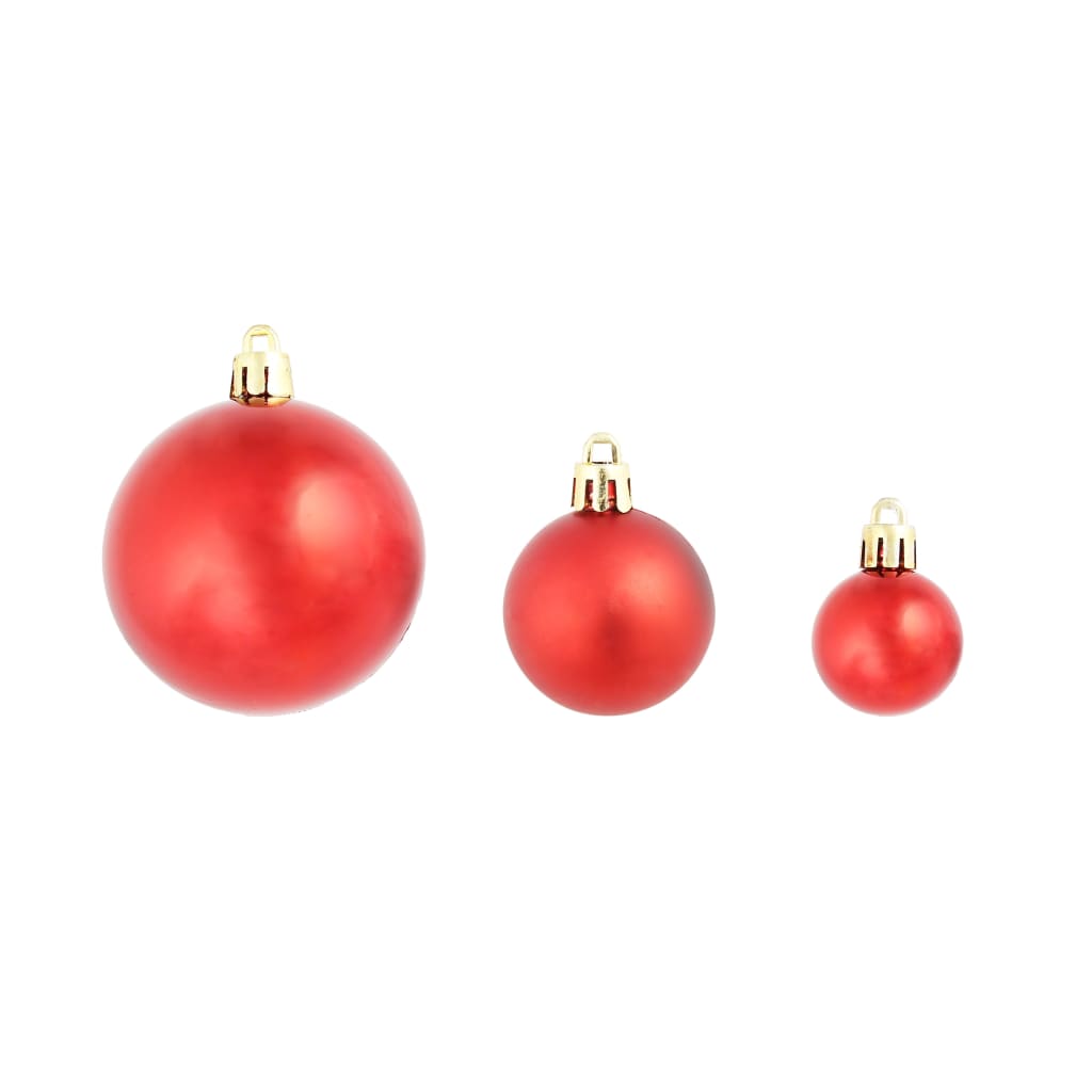 100-tlg. Weihnachtskugel-Set Weiß