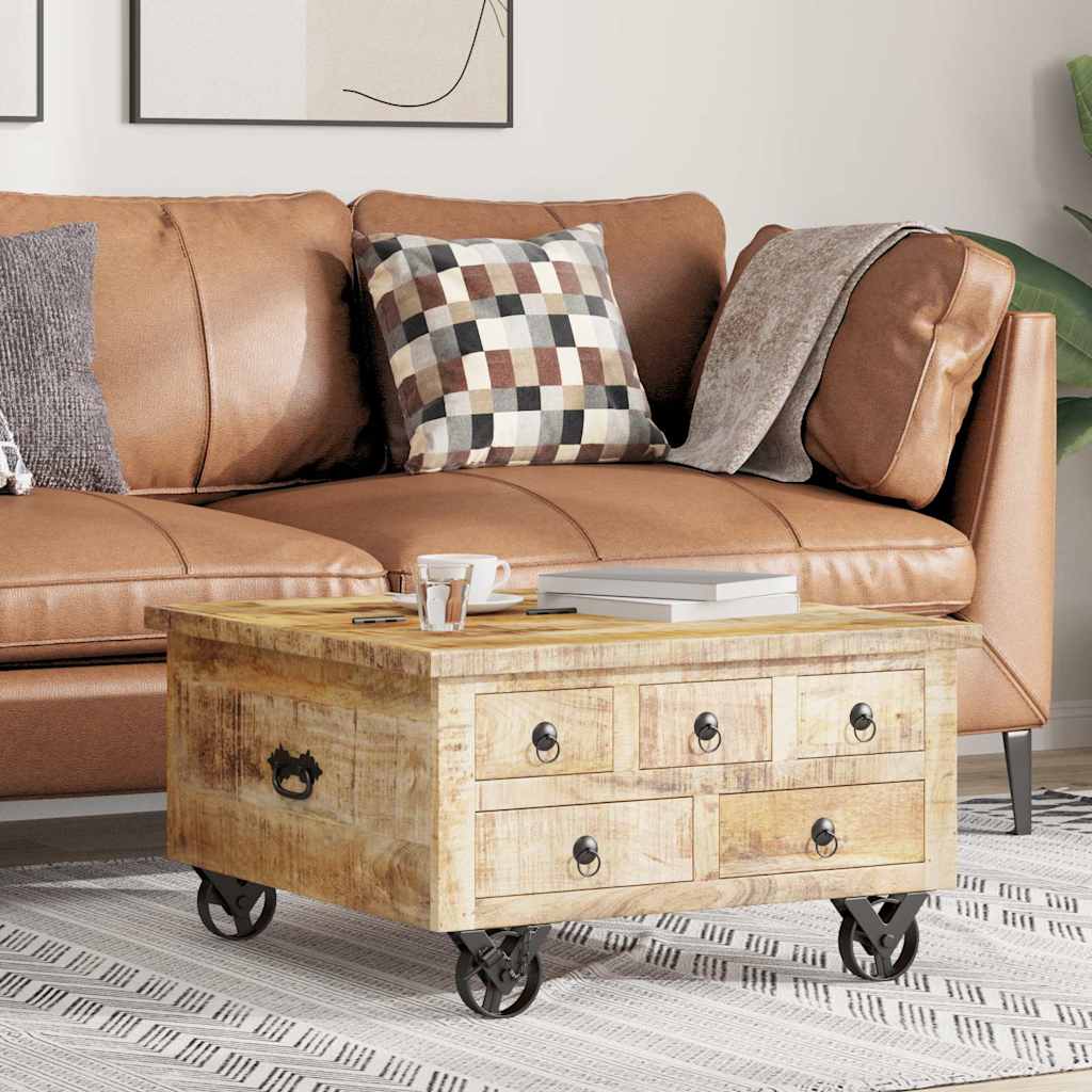 Couchtisch Altholz 70x70x38 cm