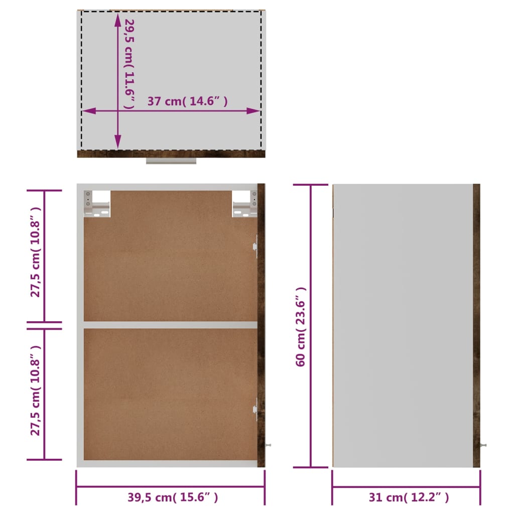 Unterschrank Lyon Weiß 60x46x81,5 cm Holzwerkstoff