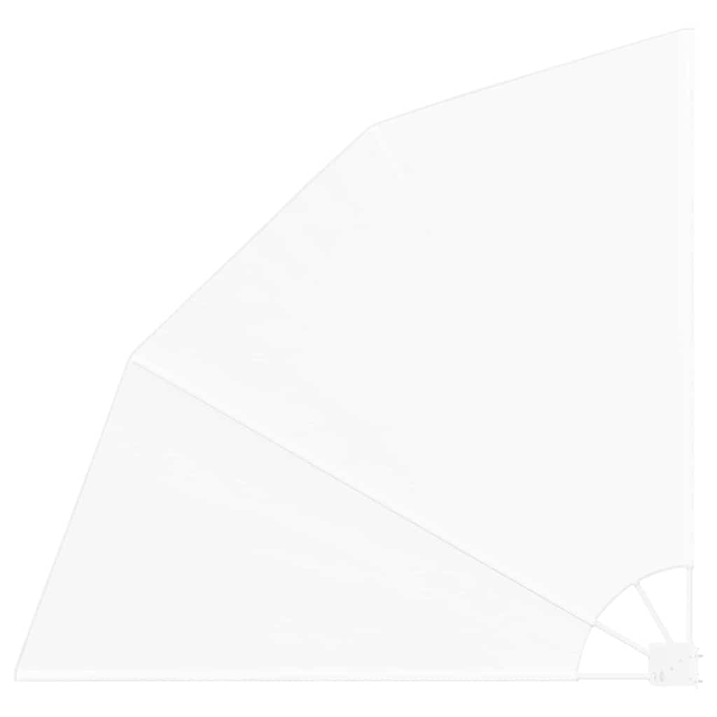 Faltbarer Balkonfächer Grau 210×210 cm