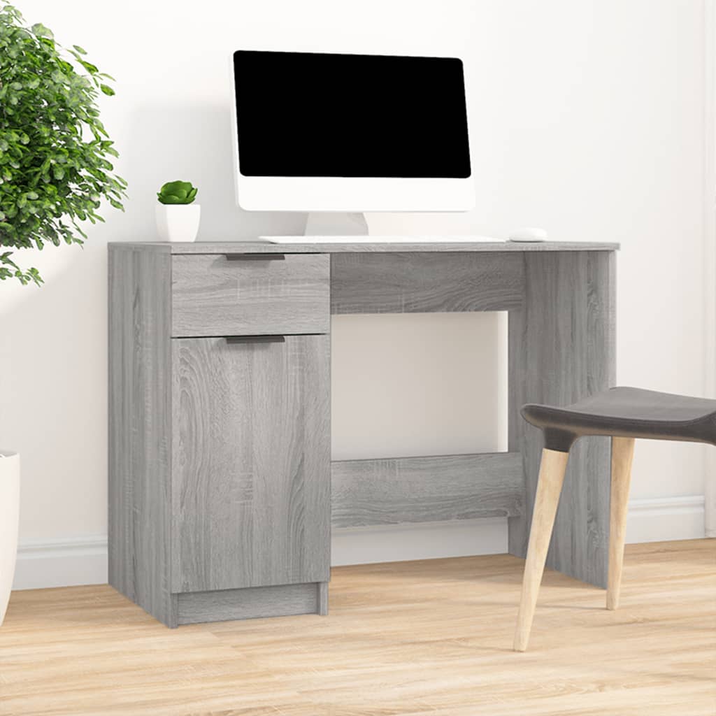 Schreibtisch Weiß 100x50x75 cm Holzwerkstoff