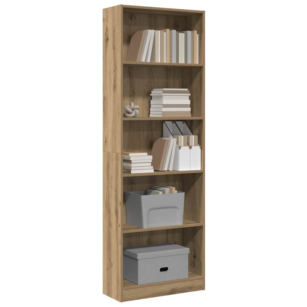 Bücherregal Weiß 40x24x75 cm Holzwerkstoff
