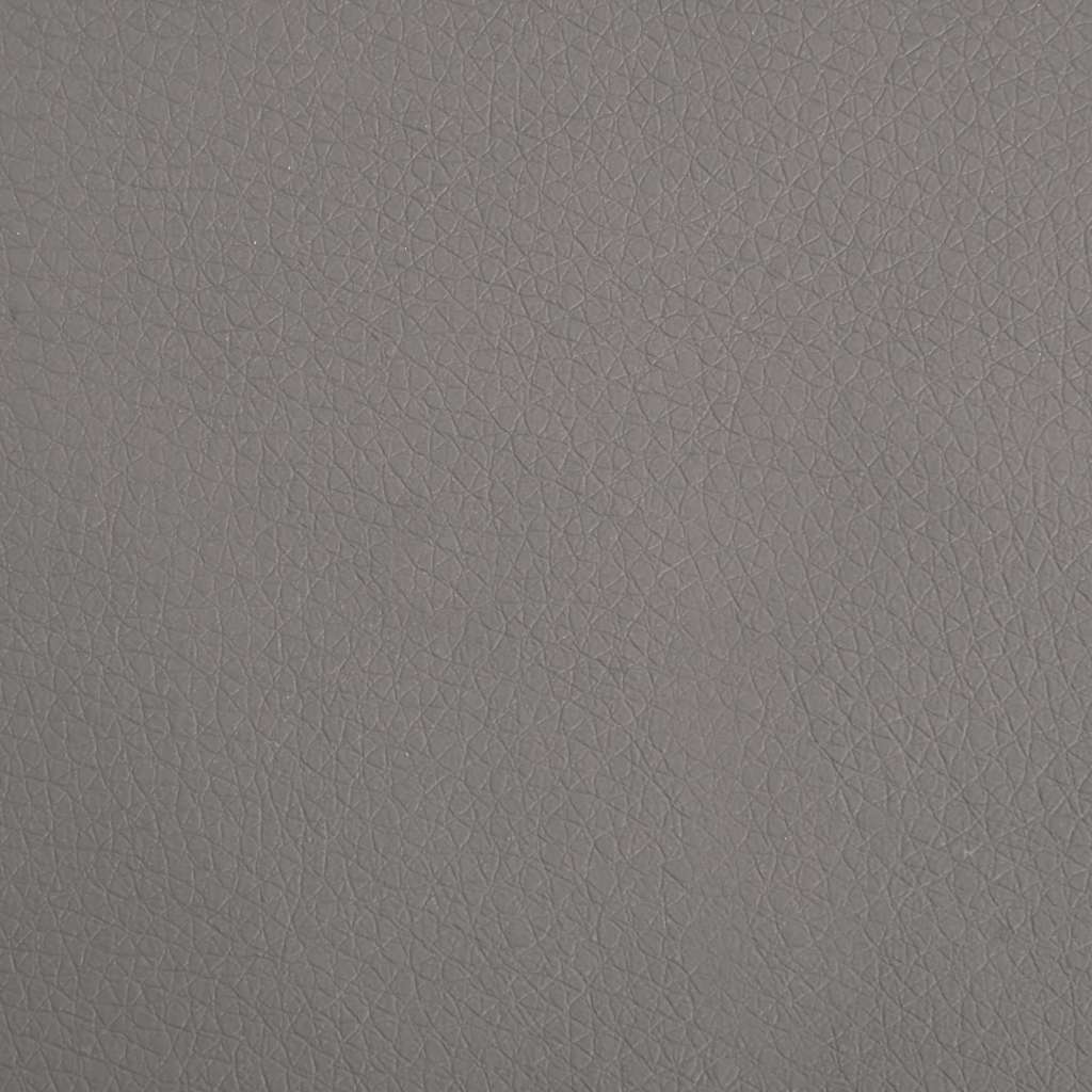 Kindersofa mit Hocker Creme 100x50x30 cm Kunstleder
