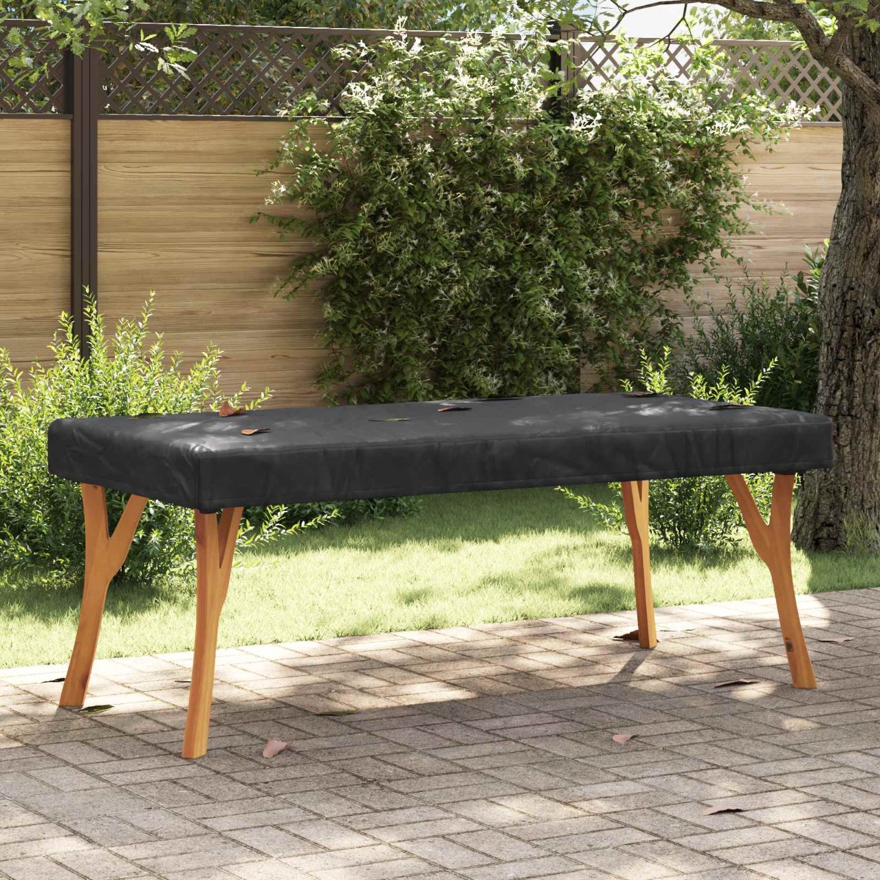 Tischdecken Uni Schwarz 122 x 72 x 15 cm Stoff