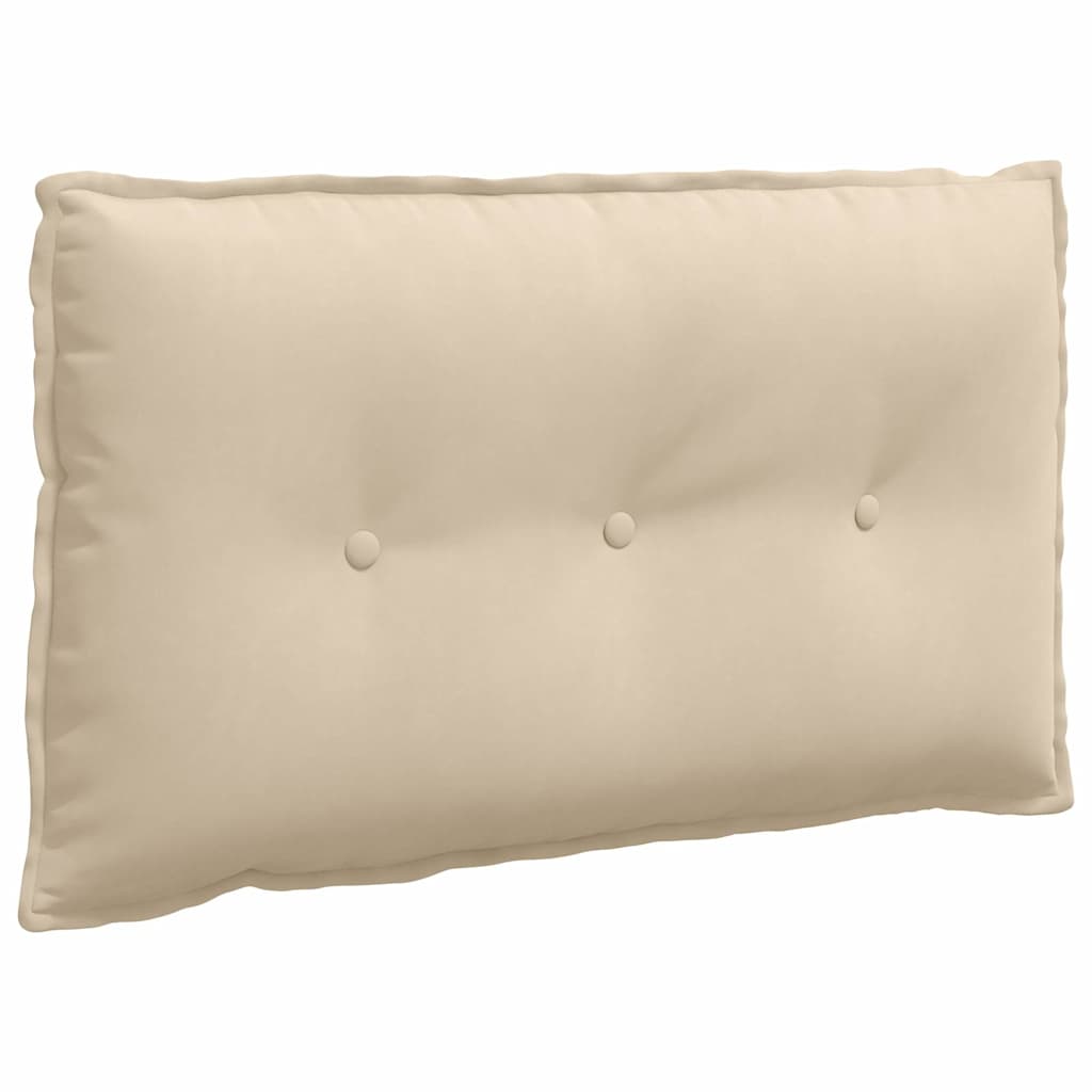 Rückenkissen Taupe 50 x 45 cm Mikrofaserstoff
