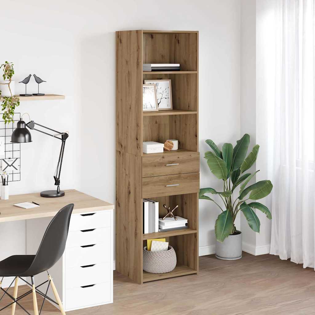 Highboard Altholz 50 x 42,5 x 185 cm Holzwerkstoff