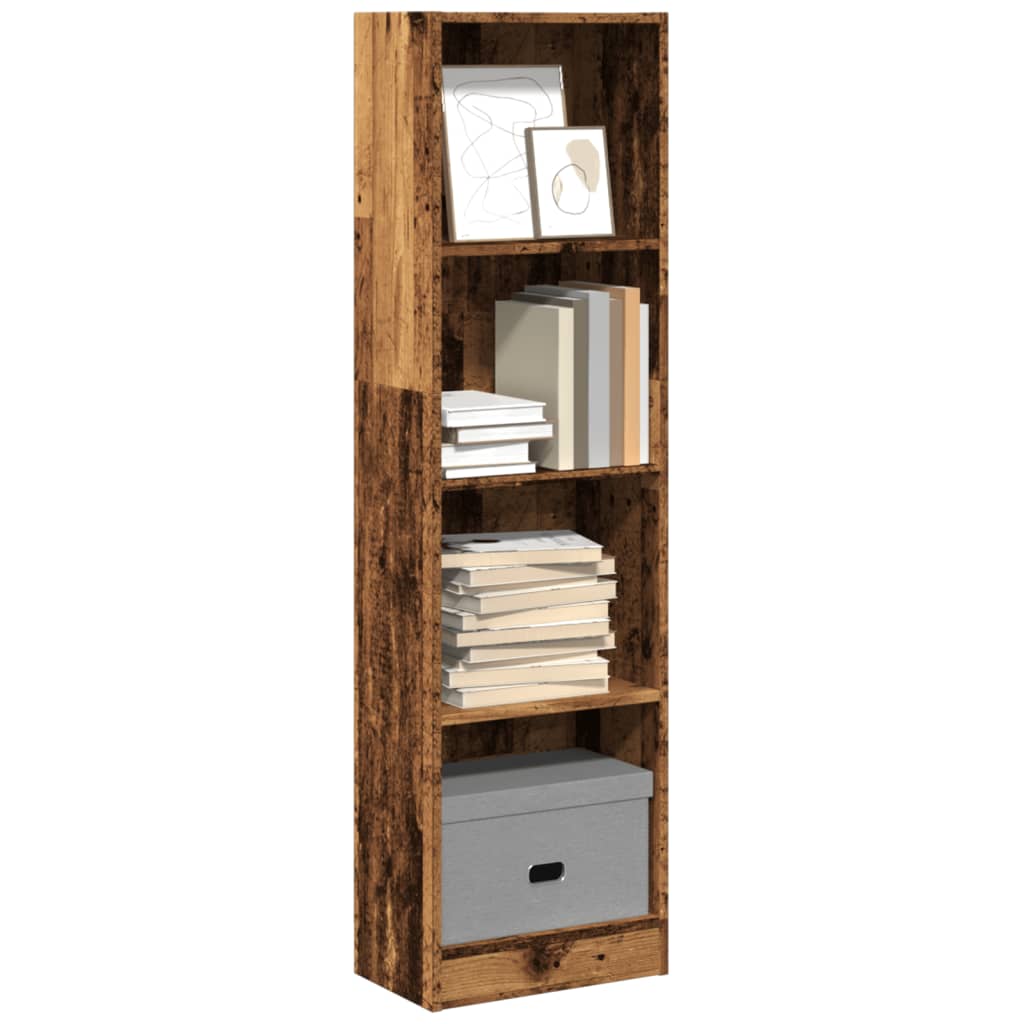 Bücherregal Weiß 40x24x75 cm Holzwerkstoff