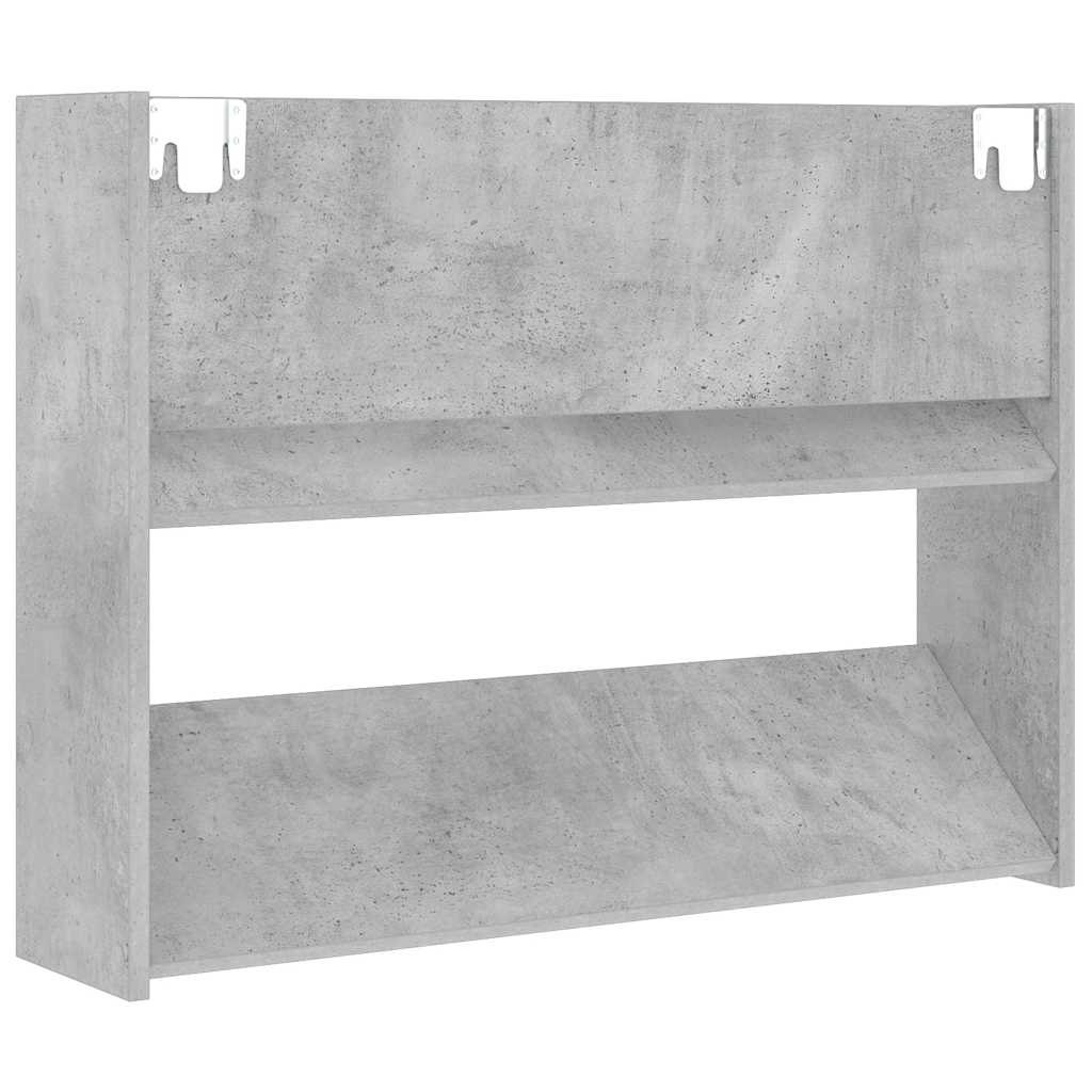Wand-Schuhschränke 4 Stk. Weiß 60x18x60 cm Holzwerkstoff