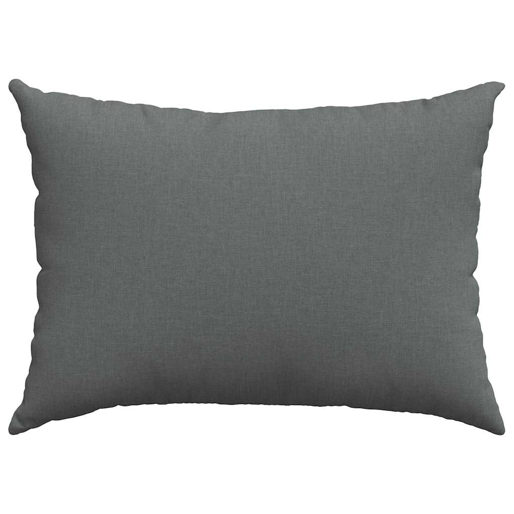 Sofakissen 2 pcs Hellgrau 50 x 30 cm Stoff
