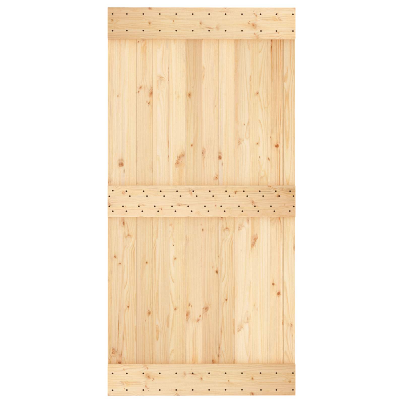 Tür NARVIK Natur 80 x 210 cm Massivkiefer