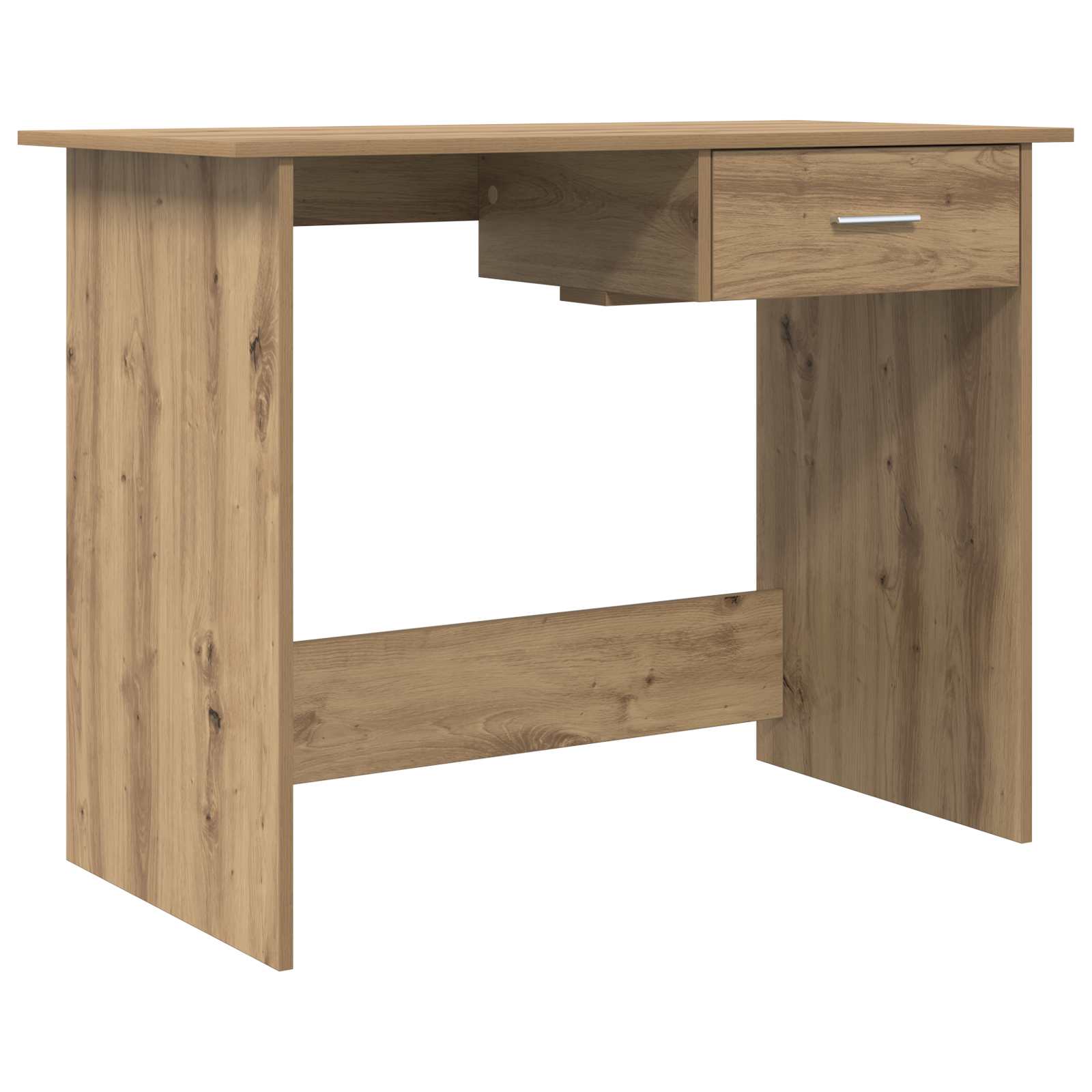 Schreibtisch Weiß 100x50x76 cm Holzwerkstoff