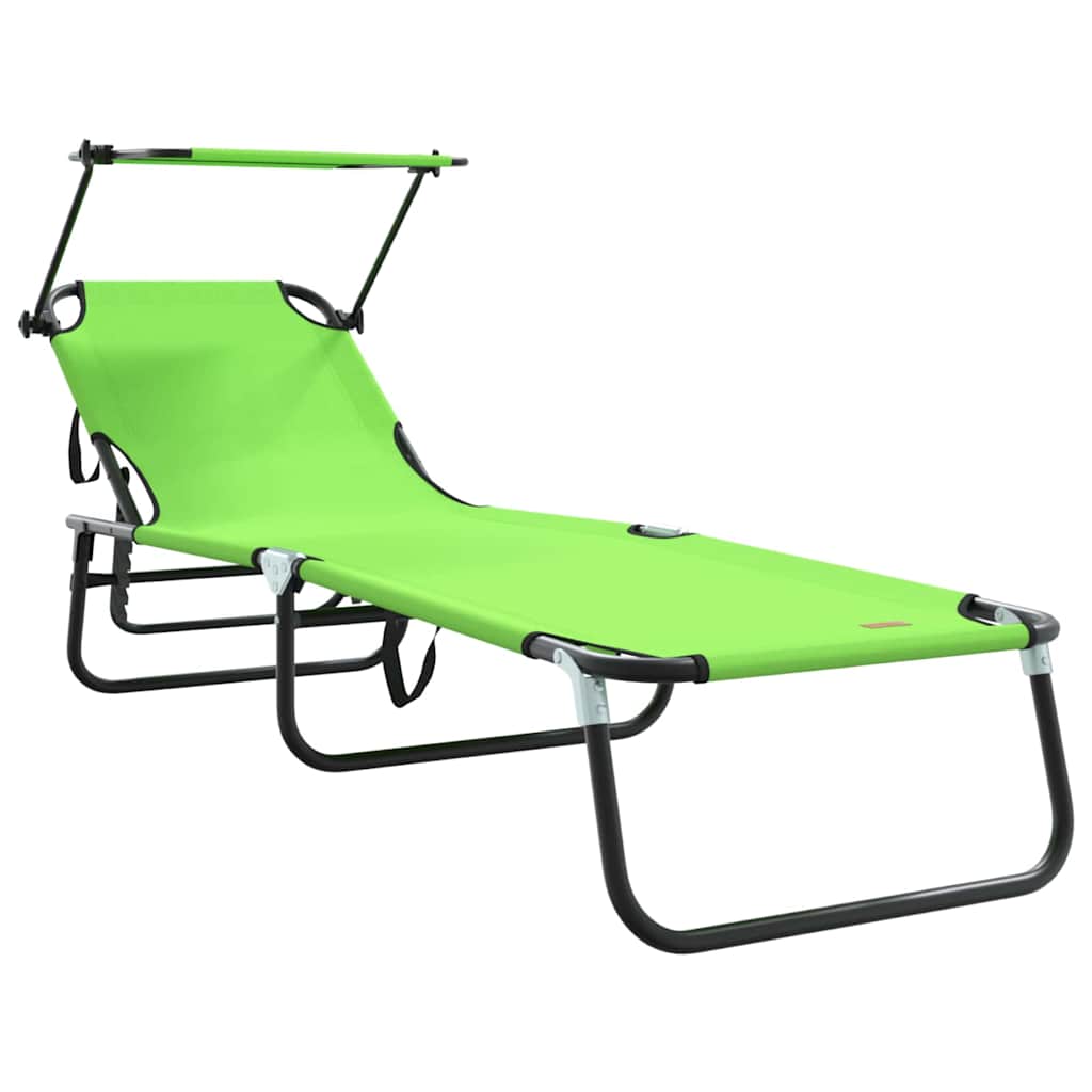 Klappbare Sonnenliege Blau 190 x 57 x 81 cm Oxford