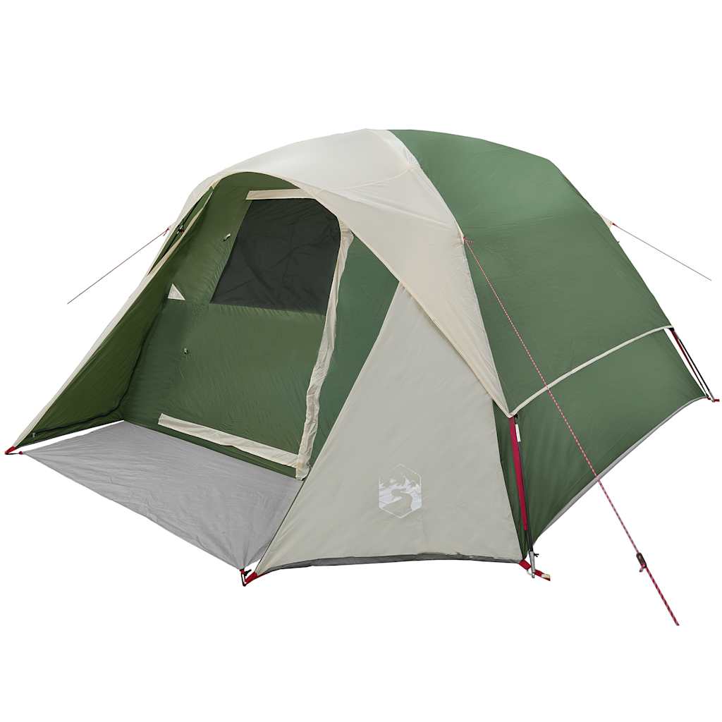 Campingzelt 4 Personen Grün Wasserdicht