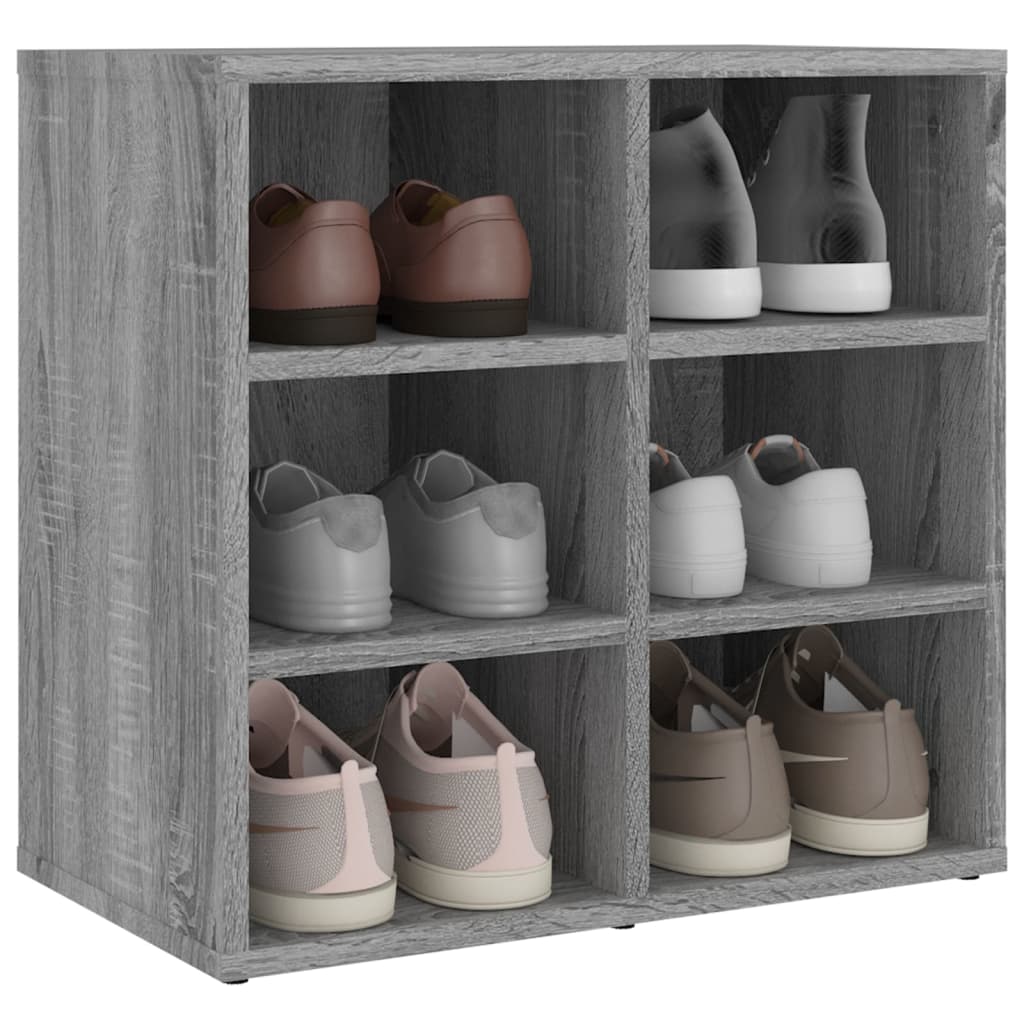 Schuhregale 2 Stk. Weiß 52,5x30x50 cm