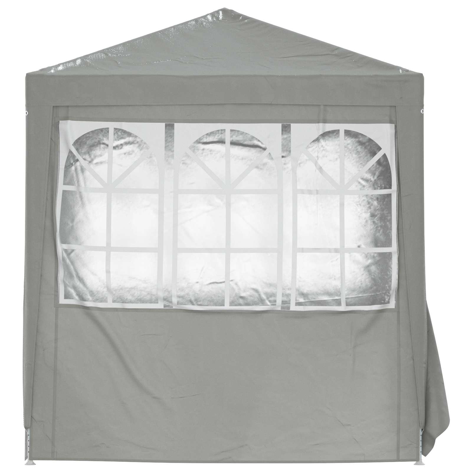 Party-Zelt Rot 200 x 200 x 240 cm PE und Stahl