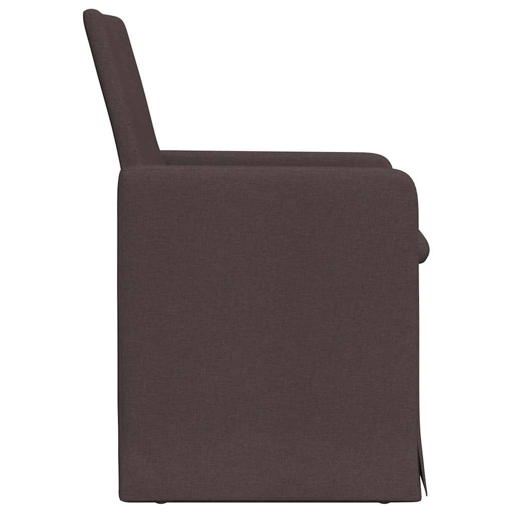 Esszimmerstühle 2 pcs Hellgrau 57 x 67 x 95 cm Stoff