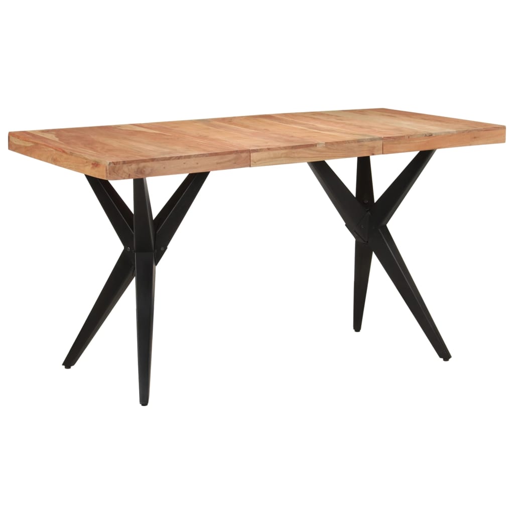 Esstisch 160x80x76 cm Massivholz Akazie