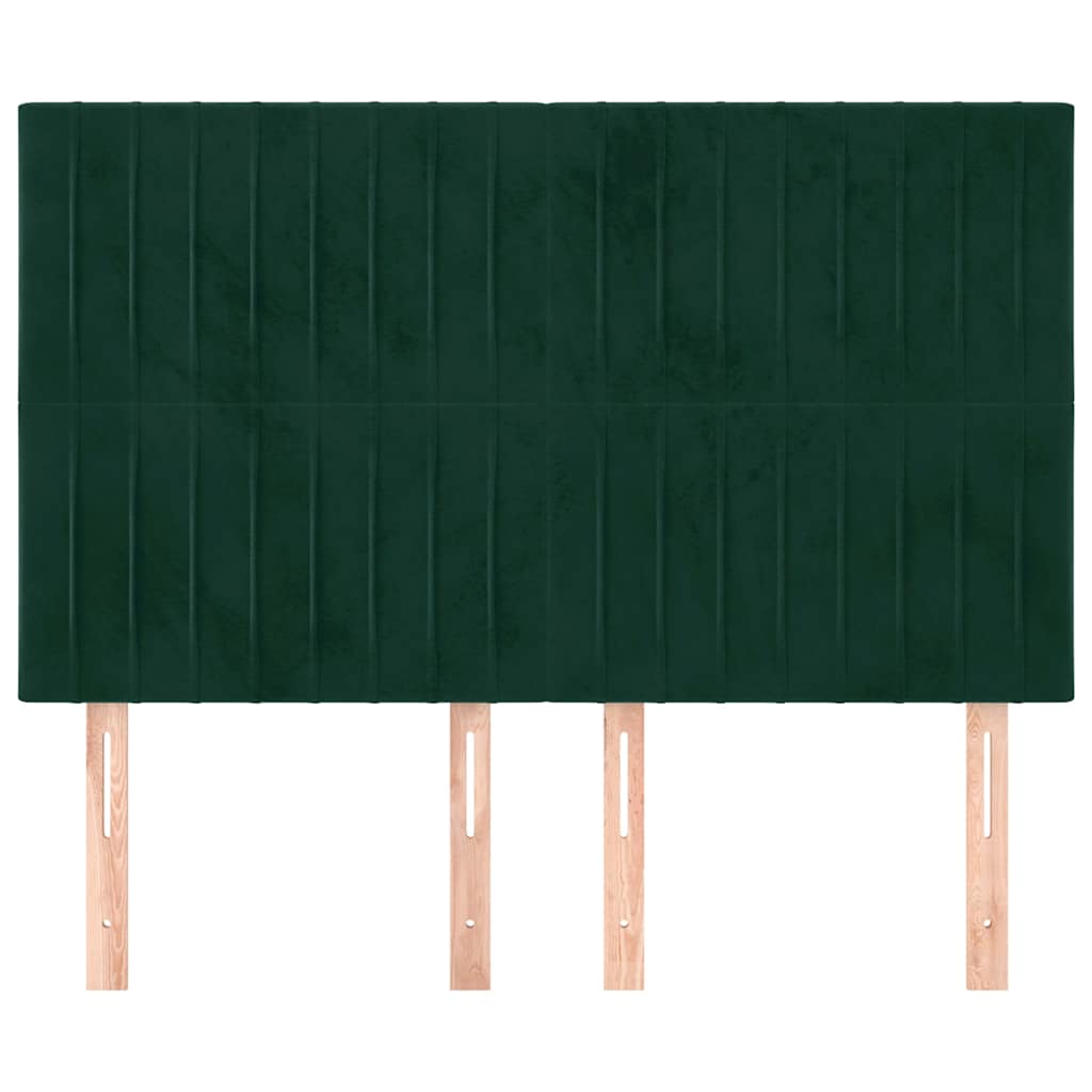 Kopfteil Hellgrau 80x5x118/128 cm Samt