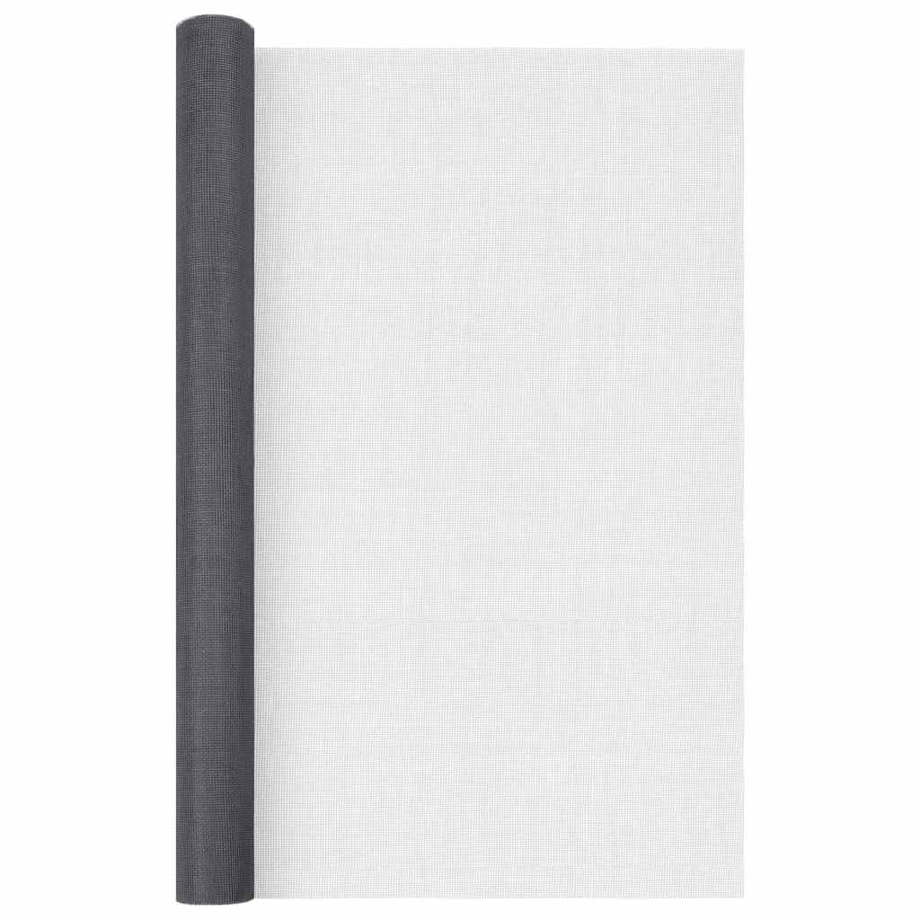 Fiberglas Mesh-Rolle Insektenschutzgitter Tür/Fenster 100 x 500 cm schwarz