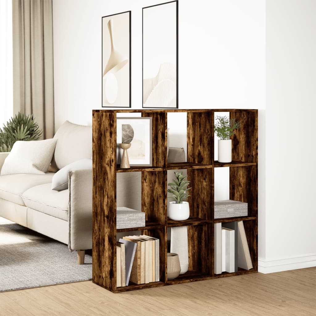 Bücherregal Weiß 137,5x29x137,5 cm Holzwerkstoff