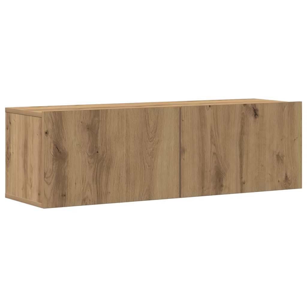 4-tlg. TV-Schrank-Set Weiß Holzwerkstoff