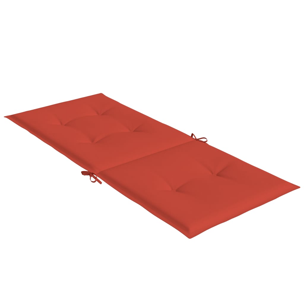 Hochlehner-Auflagen 2 Stk. Melange Anthrazit 120x50x7cm Stoff