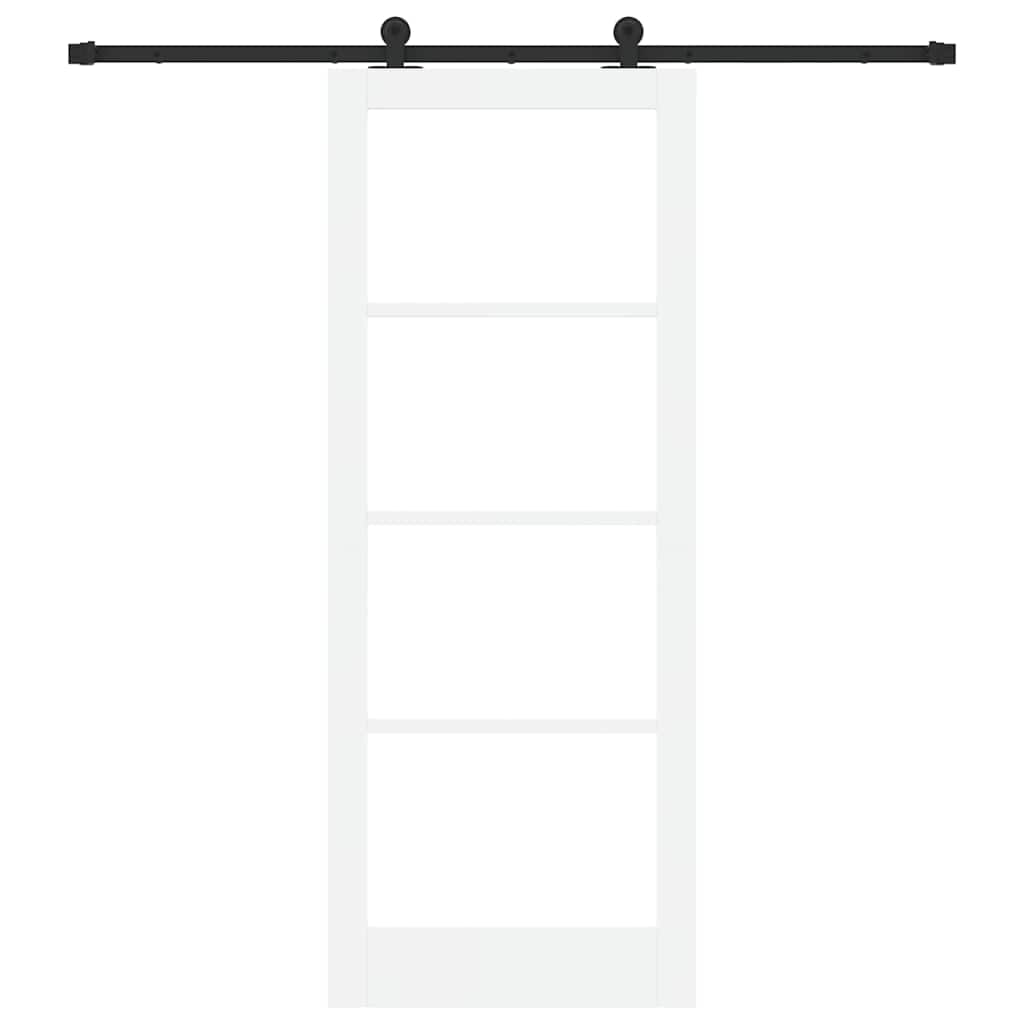 Schiebetür ORKDAL Natürlich und Schwarz 61 x 198,5 cm