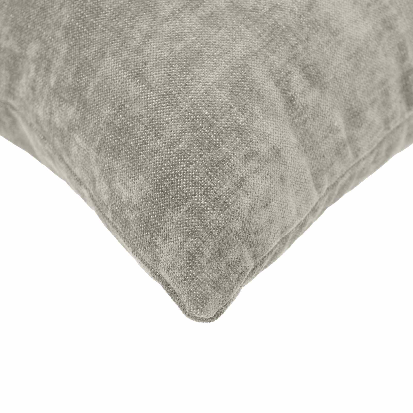 Kissenbezug 6 Stk. HEERLEN Dunkelgrau 30 x 30 cm Chenille-Stoff