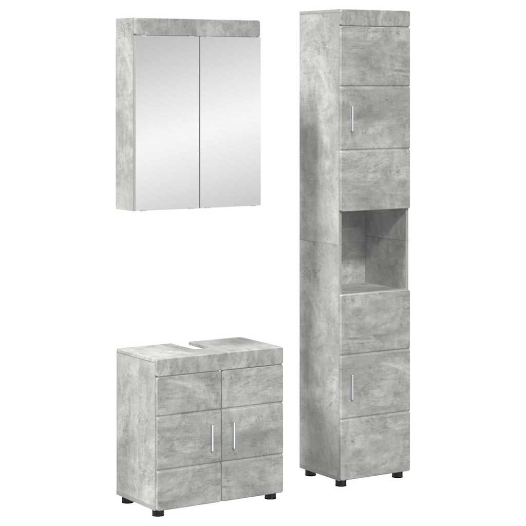 Badezimmermöbel-Set TULUM 2 pcs Weiß 60 x 34 x 63 cm