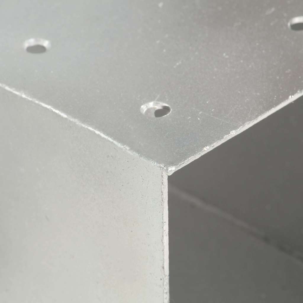 Pfostenverbinder L-Form Verzinktes Metall 71 x 71 mm