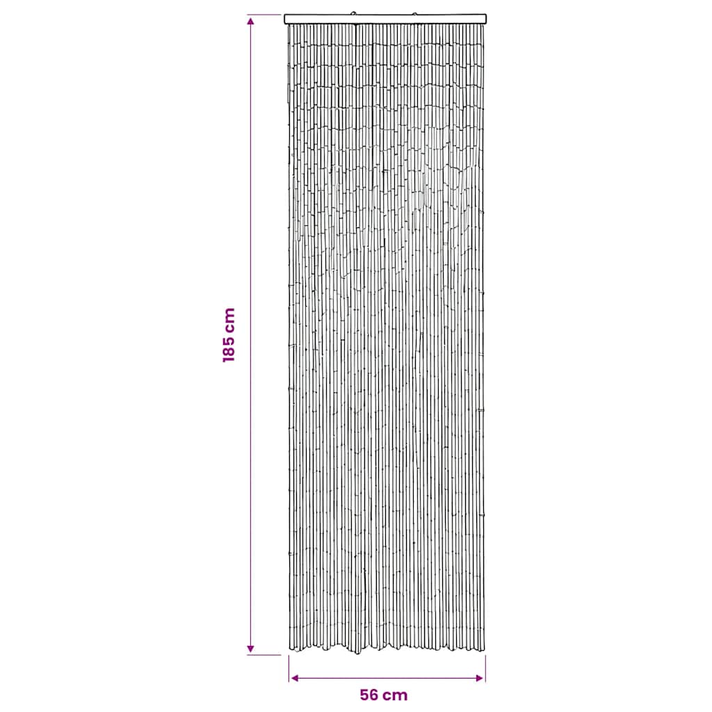 Türvorhang Bambus 90x200 cm
