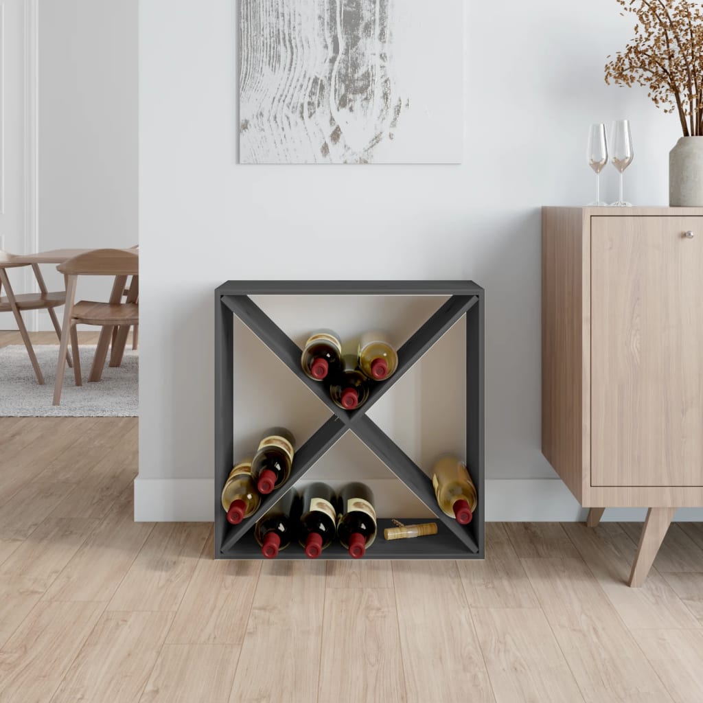 Weinschrank 56 x 25 x 56 cm Massivholz Kiefer